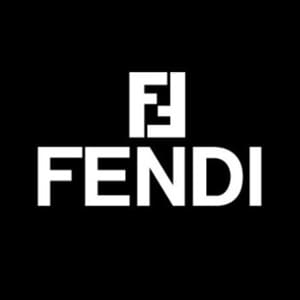 Fendi logo with interlocking 